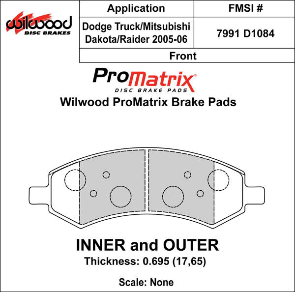 Pad Set, Promatrix, D1084